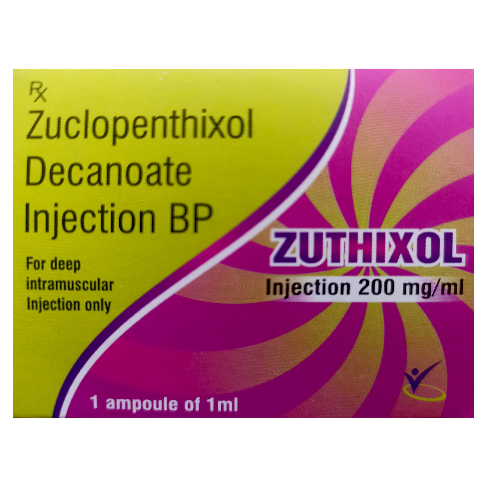 Zuthixol 200 mg Injection 1 ml, Pack of 1 INJECTION Zuthixol 200 mg Injection 1 ml, Pack of 1 INJECTION