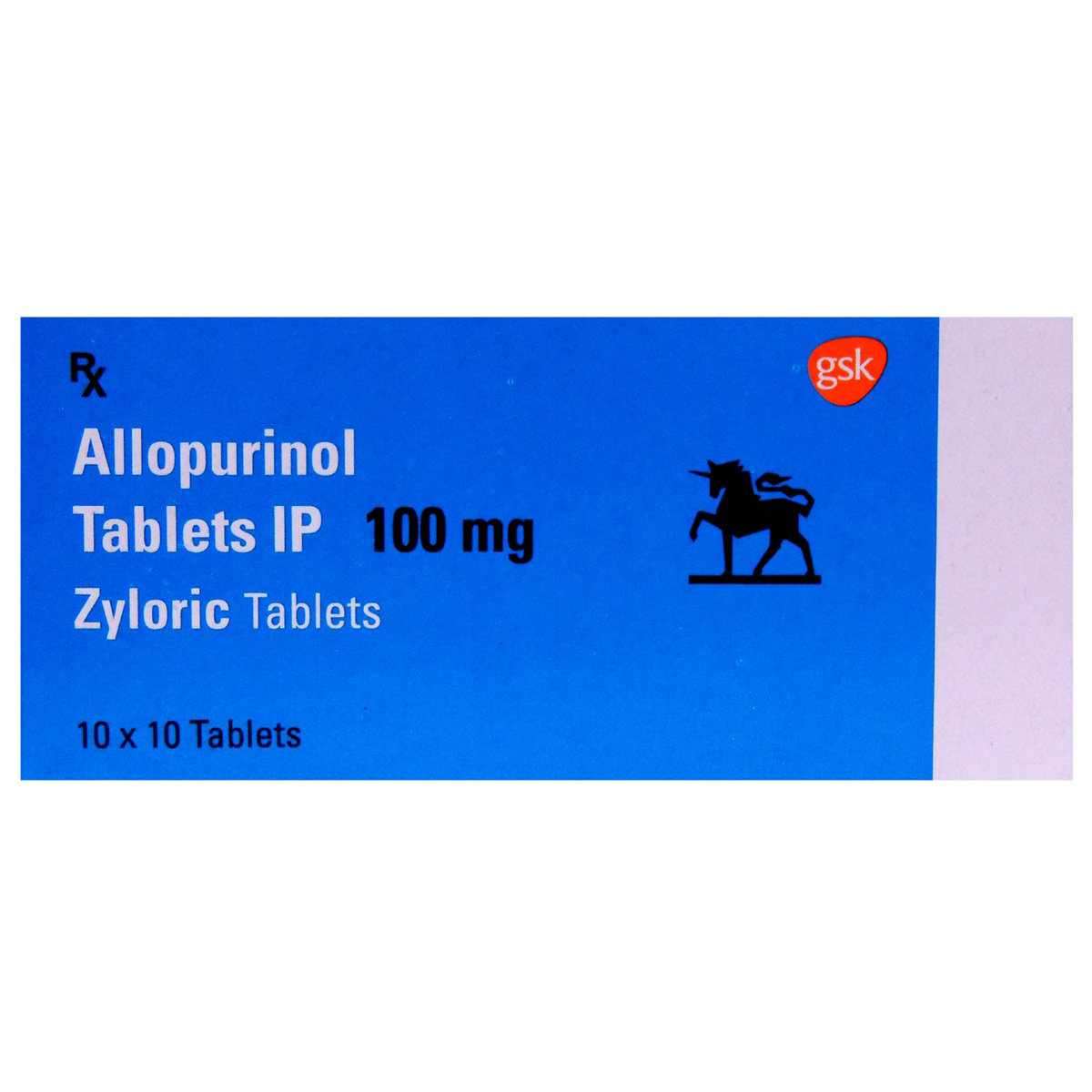 Zyloric 100 Tablet 10's, Pack of 10 TABLETS Zyloric 100 Tablet 10's, Pack of 10 TABLETS