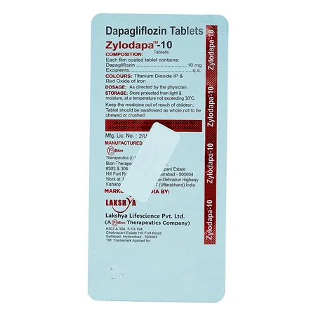 Zylodapa 10 Tablet 14's