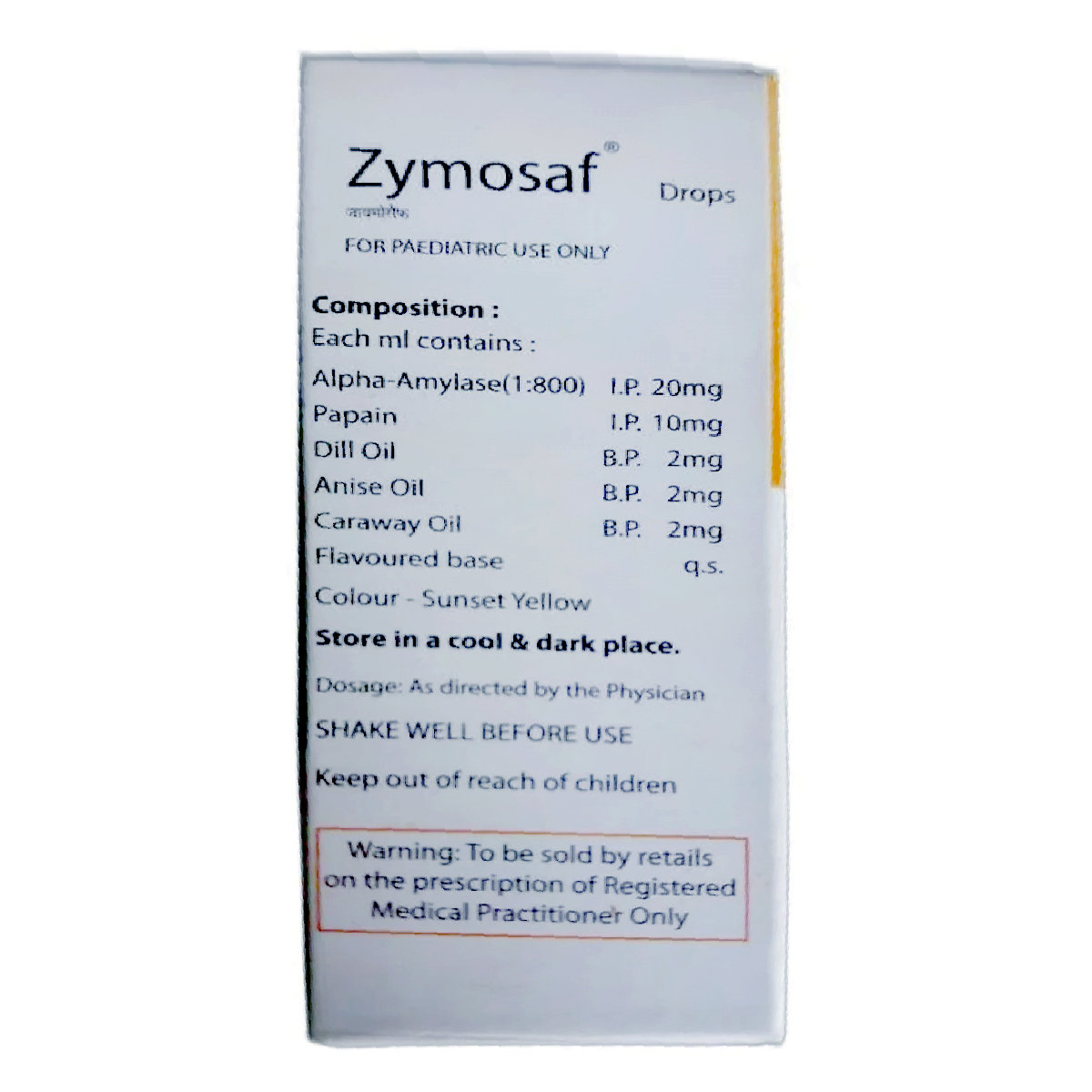 Zymosaf Drops 30 ml, Pack of 1 Oral Drops Zymosaf Drops 30 ml, Pack of 1 Oral Drops