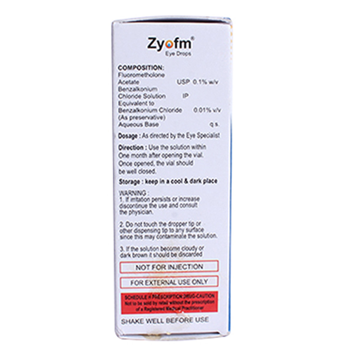 Zyofm Eye Drop 5 ml, Pack of 1 EYE DROPS Zyofm Eye Drop 5 ml, Pack of 1 EYE DROPS