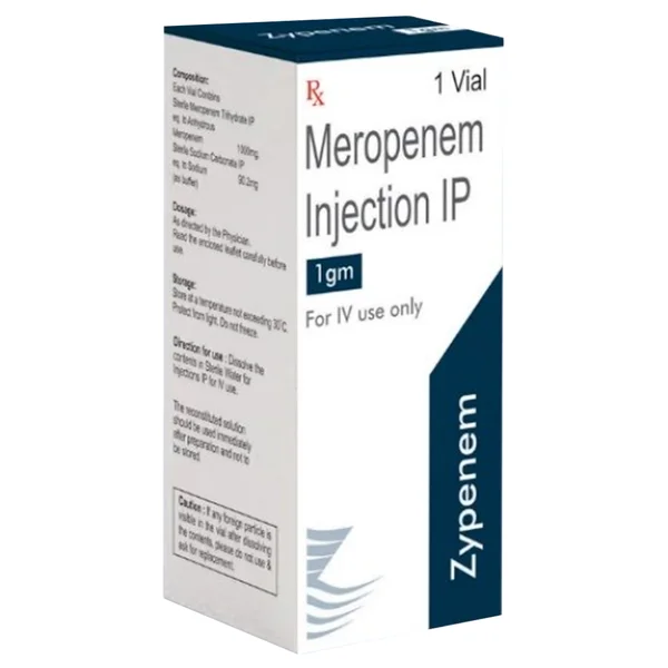 Zypenem 1 gm Injection 1's