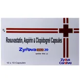 ZYROVA GOLD 20MG CAPSULE 10'S, Pack of 10 CAPSULES