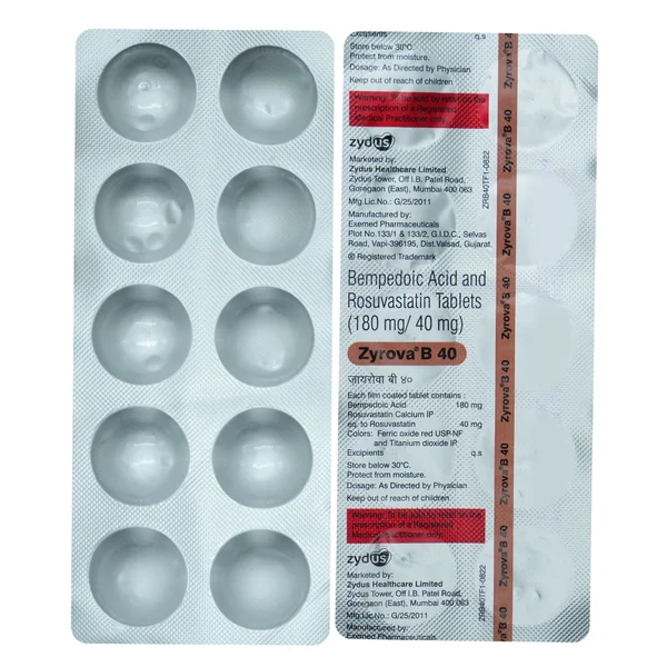 Zyrova B 40 Tablet 10's, Pack of 10