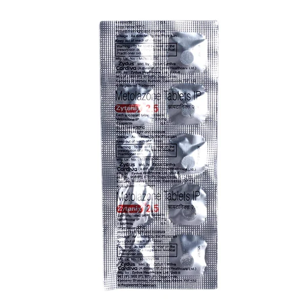 Zytanix 2.5 Tablet 10's, Pack of 10 TABLETS