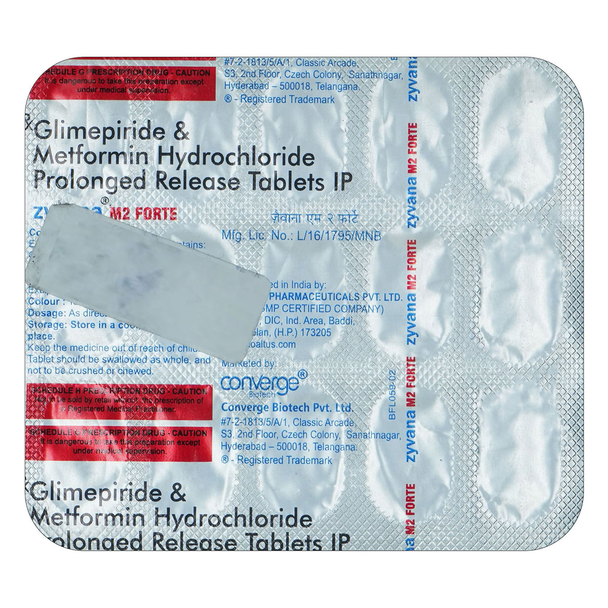 Zyvana M2 Forte Tablet 15's, Pack of 15 TabletS Zyvana M2 Forte Tablet 15's, Pack of 15 TabletS