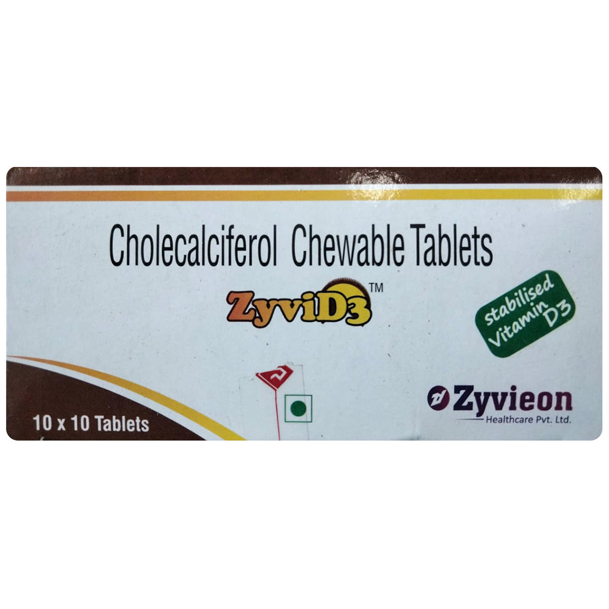 ZyviD3 Tablet 10's, Pack of 10 ZyviD3 Tablet 10's, Pack of 10