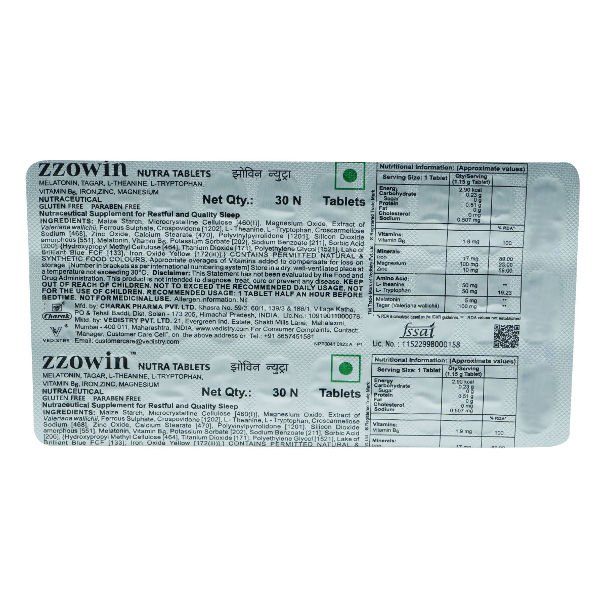 Zzowin Nutra Veg Tablet Uses, Benefits, Price Apollo Pharmacy