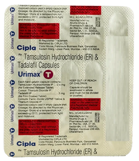 Urimax T Capsule 15's