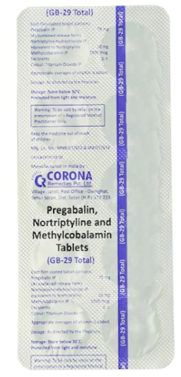 GB 29 Total Tablet 10's, Pack of 10