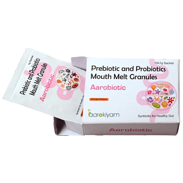 Aarobiotic Orange Flavour Granules 1 gm