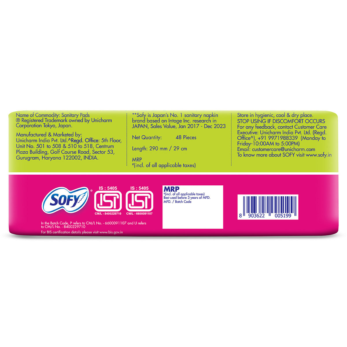 Sofy Anti Bacteria Sanitary Pads XL, 48 Count, Pack of 1 Sofy Anti Bacteria Sanitary Pads XL, 48 Count, Pack of 1