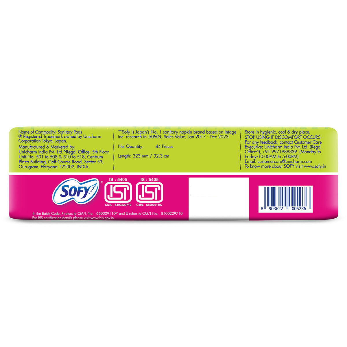 Sofy Anti Bacteria Ultra Slim Sanitary Pads XL+, 44 Count, Pack of 1 Sofy Anti Bacteria Ultra Slim Sanitary Pads XL+, 44 Count, Pack of 1