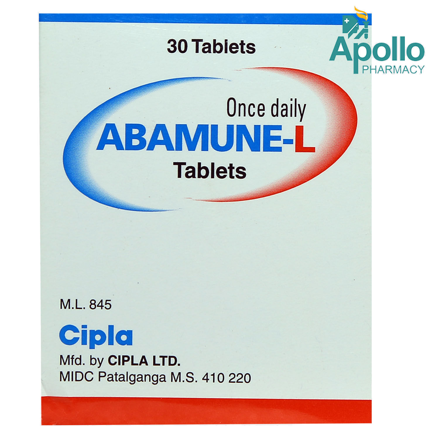Buy Abamune-L Tablet 30's Online