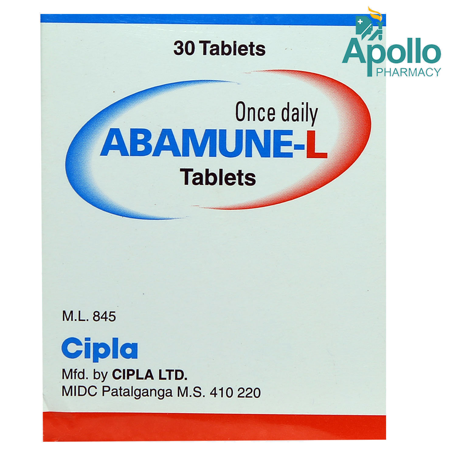 Abamune-L Tablet 30's, Pack of 1 TABLET Abamune-L Tablet 30's, Pack of 1 TABLET