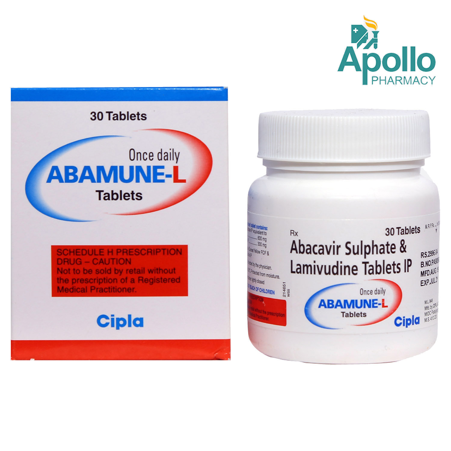 Abamune-L Tablet 30's, Pack of 1 TABLET Abamune-L Tablet 30's, Pack of 1 TABLET