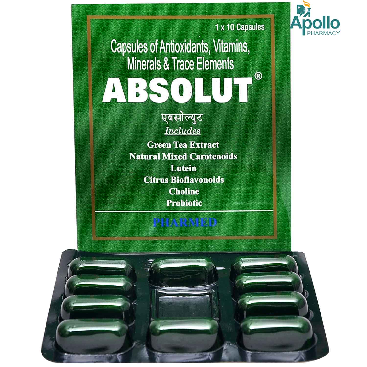 Absolut Capsule 10's, Pack of 10 Absolut Capsule 10's, Pack of 10