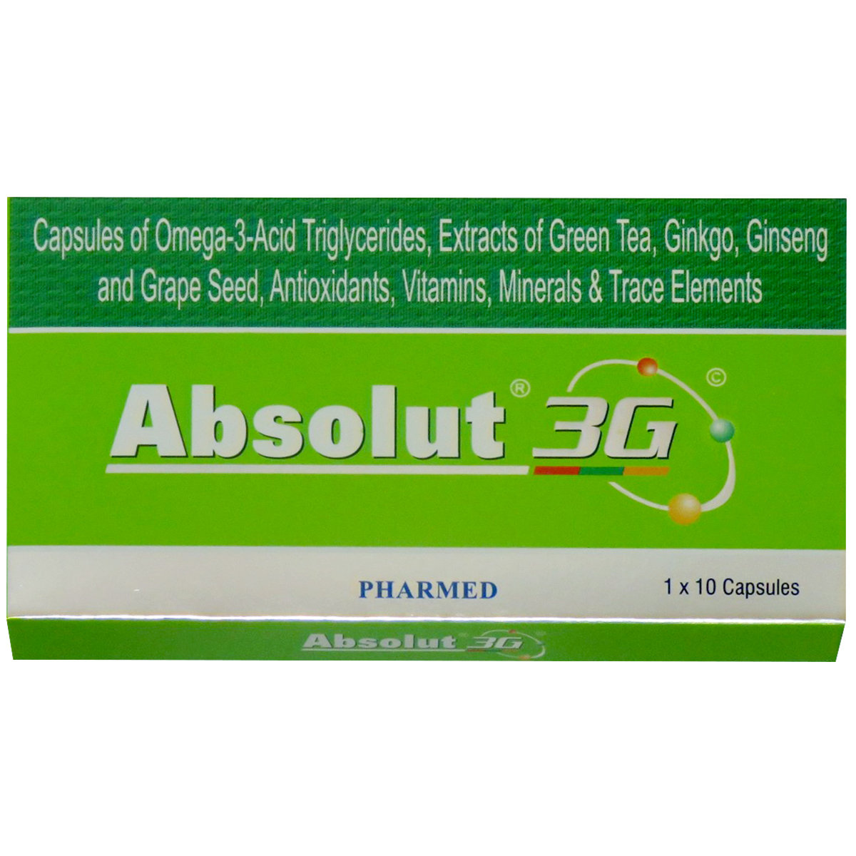 Absolut 3G Capsule 10's, Pack of 10 Absolut 3G Capsule 10's, Pack of 10