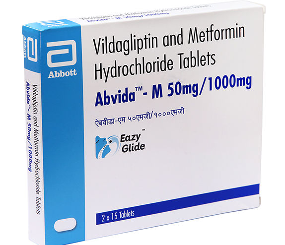 Abvida M 50/1000 Tablet 15's, Pack of 15 TABLETS
