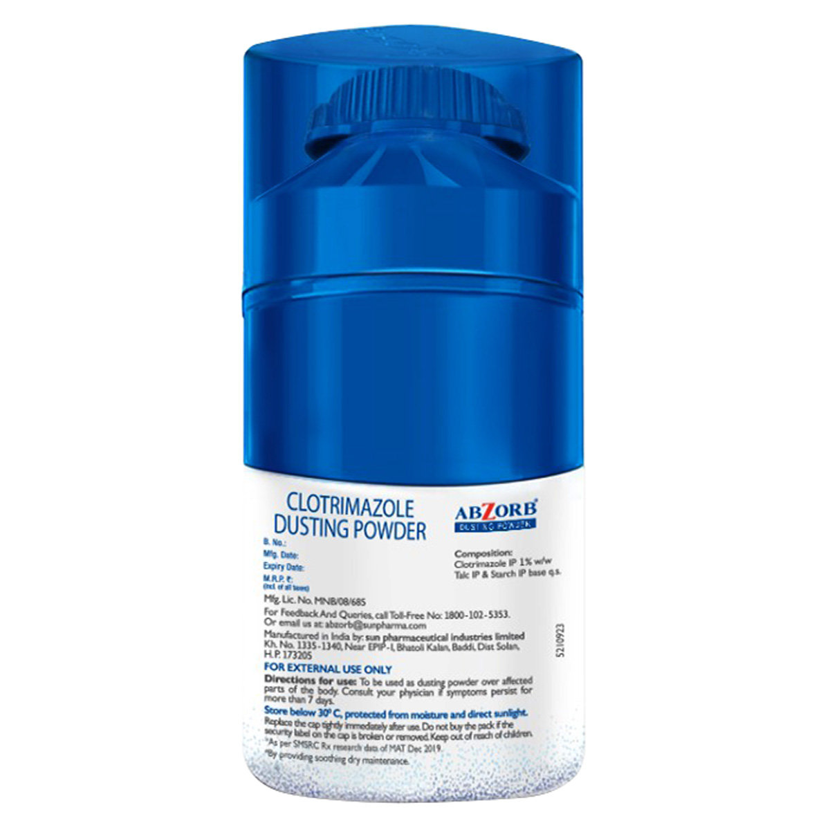 Abzorb Dusting Powder 50 gm, Pack of 1 DUSTING POWDER Abzorb Dusting Powder 50 gm, Pack of 1 DUSTING POWDER