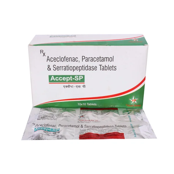 Accept-SP Tablet 10's, Pack of 10 Tablet SrS