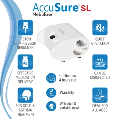 Accusure SL Nebulizer, 1 Count, Pack of 1