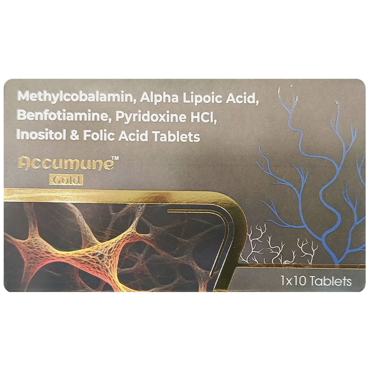 Buy Accumune Gold Tablet 10's Online