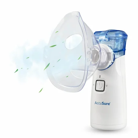 AccuSure Portable Mesh Nebulizer P02, 1 Count