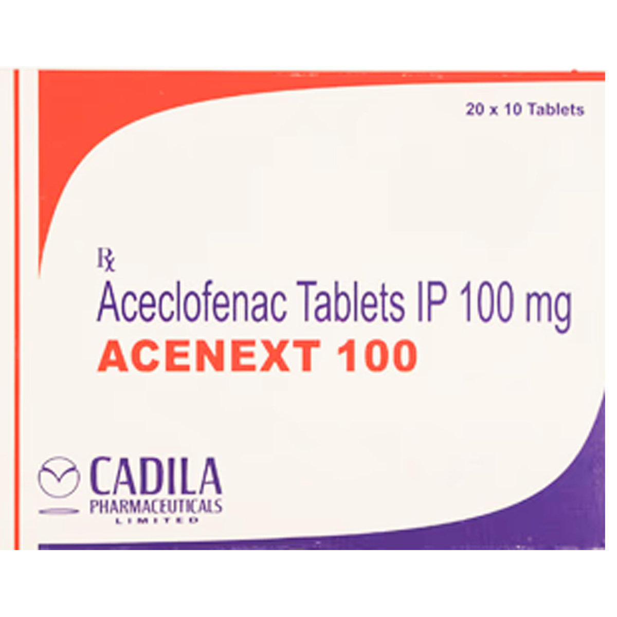 Acenext 100 mg Tablet 10's, Pack of 10 TabletS Acenext 100 mg Tablet 10's, Pack of 10 TabletS