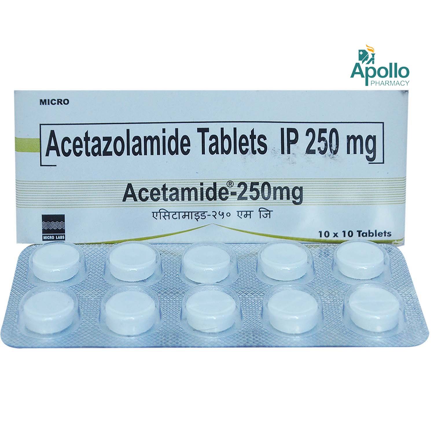 Acetamide 250 mg Tablet 10's, Pack of 10 TabletS Acetamide 250 mg Tablet 10's, Pack of 10 TabletS