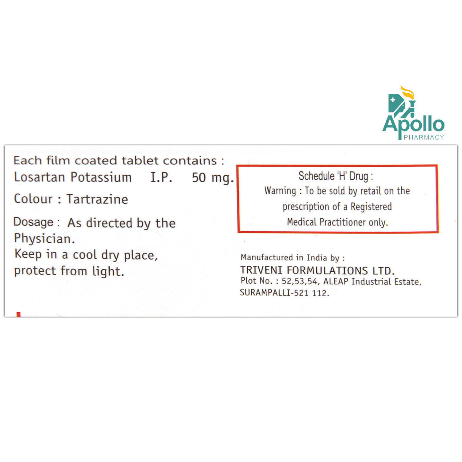 ACEBIT 50MG TABLET 10'S, Pack of 10 TABLETS ACEBIT 50MG TABLET 10'S, Pack of 10 TABLETS