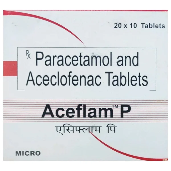 Aceflam P Tablet 10's, Pack of 10 TABLETS