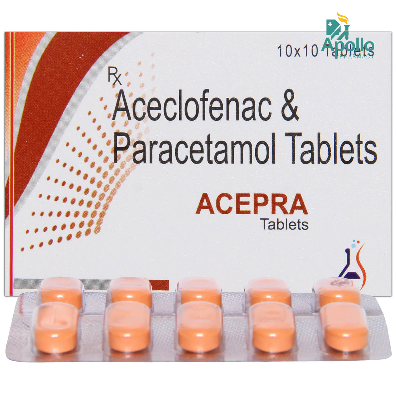 Acepra Tablet 10's, Pack of 10 Acepra Tablet 10's, Pack of 10