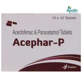 ACEPHAR P TABLET, Pack of 10 TABLETS