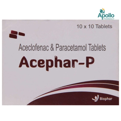 ACEPHAR P TABLET, Pack of 10 TABLETS