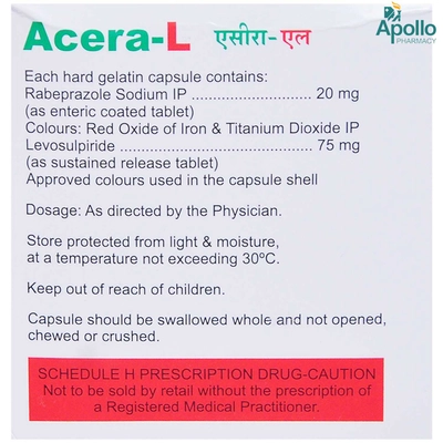 Acera L Capsule 10's, Pack of 10 CAPSULES