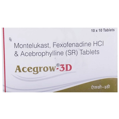 Acegrow-3D Tablet 10's, Pack of 10 TABLETS