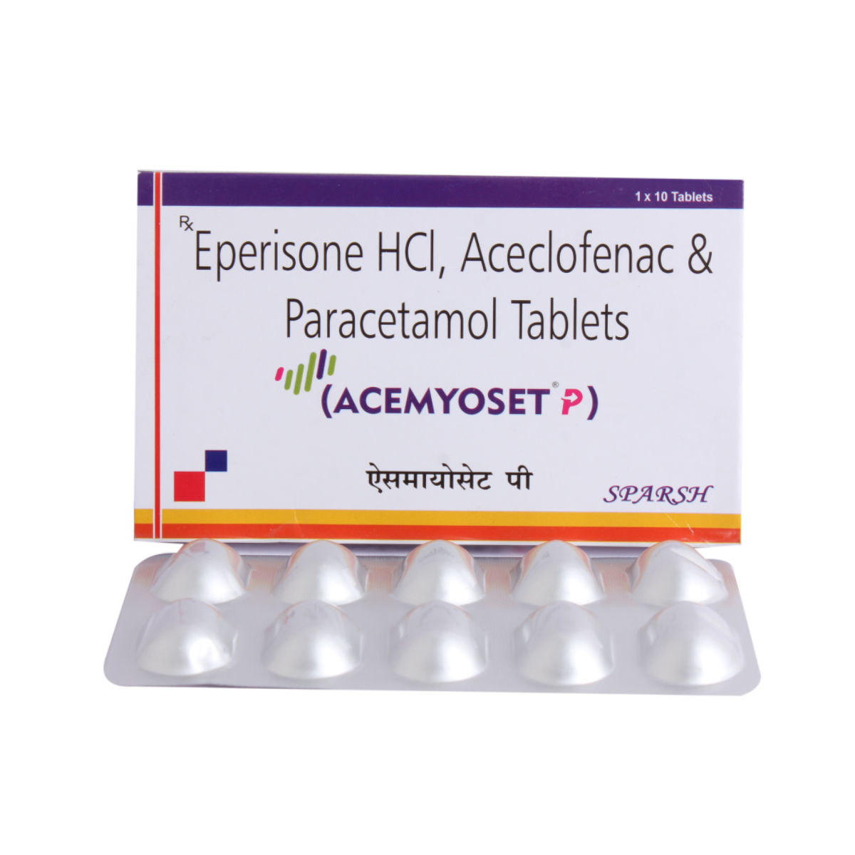 Buy Acemyoset P Tablet 10's Online