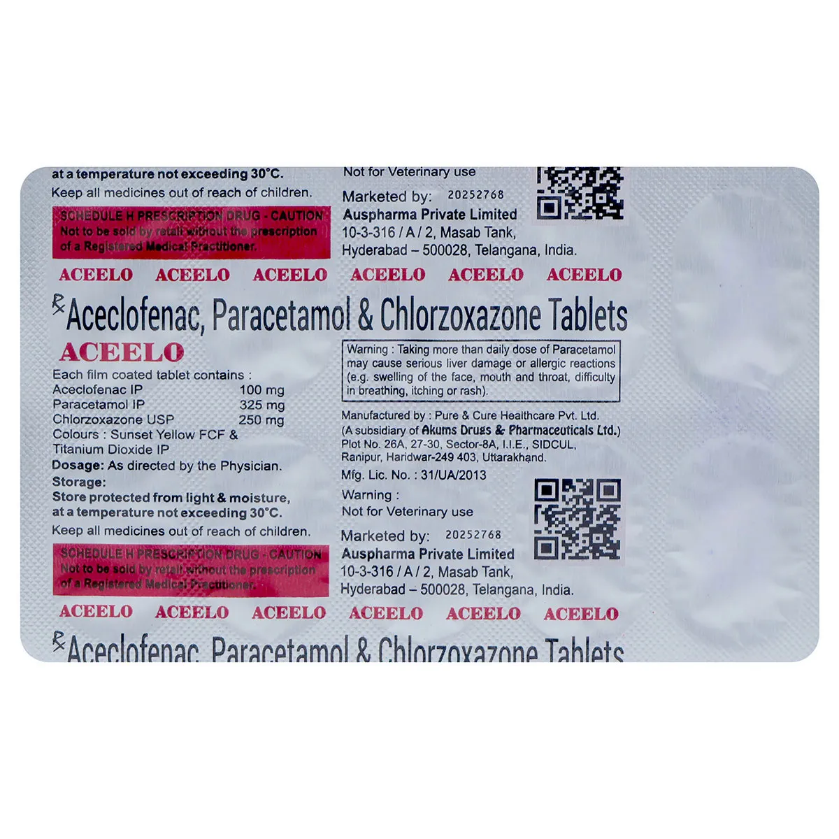 Aceelo Tablet | Uses, Side Effects, Price | Apollo Pharmacy