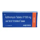 Aceethro 500 Tablet 3's, Pack of 3 TABLETS