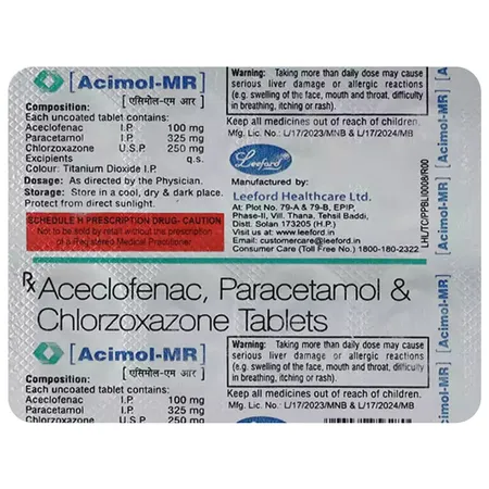 Acimol-MR Tablet 10's