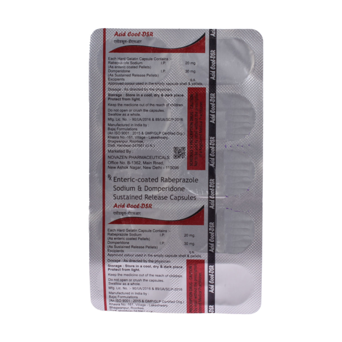 Acid Cool DSR Tablet 10's Price, Uses, Side Effects, Composition