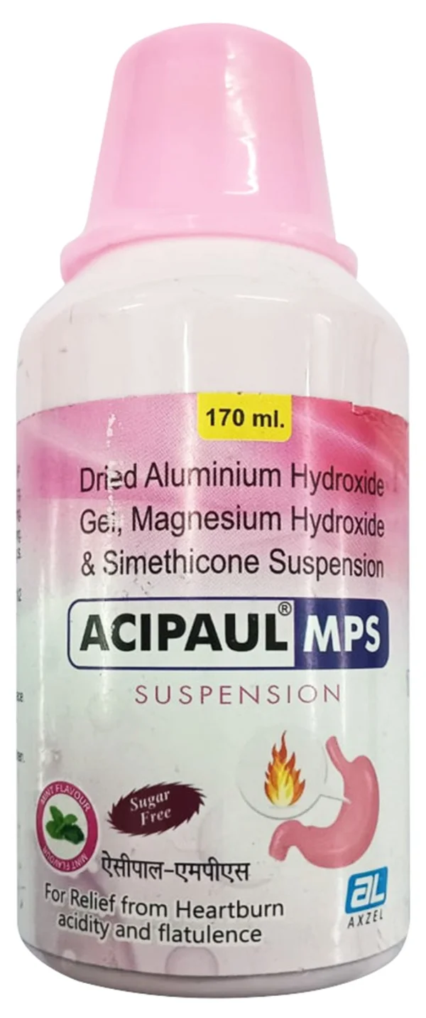 Acipaul MPS Sugar Free Mint Flavour Suspension 170 ml, Pack of 1
