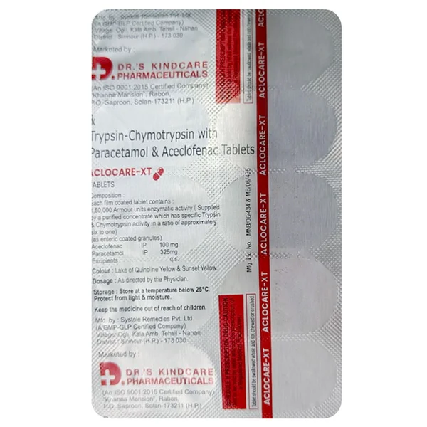 Aclocare-XT Tablet 10's, Pack of 10