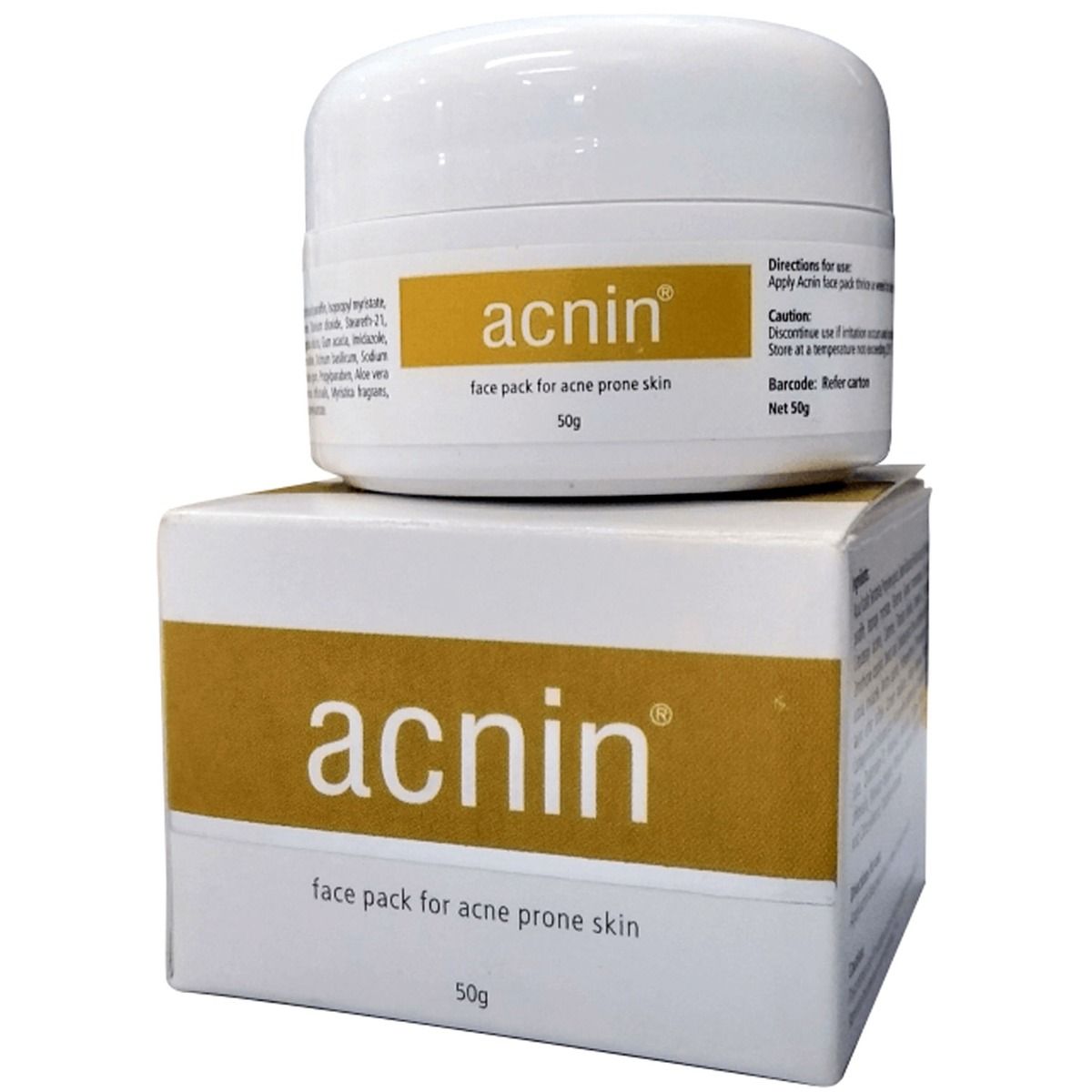 Acnin Face Pack for Acne Prone Skin, 50 gm Price, Uses, Side Effects