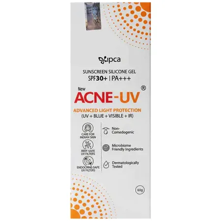 Acne Uv SPF 30 PA+++ Gel, 60 gm