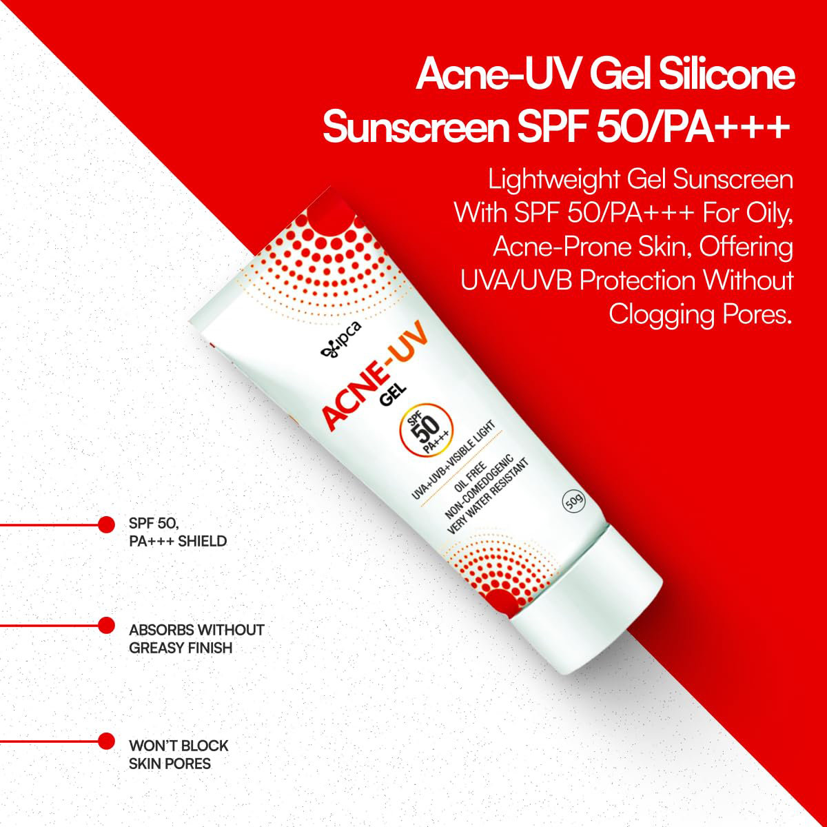 Acne UV SPF 50 Gel 50 gm, Pack of 1 Acne UV SPF 50 Gel 50 gm, Pack of 1