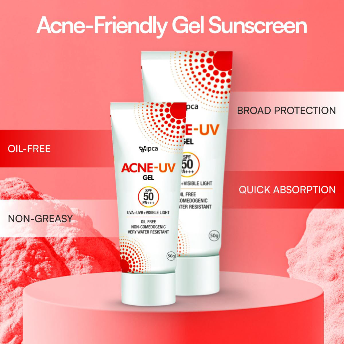 Acne UV SPF 50 Gel 50 gm, Pack of 1 Acne UV SPF 50 Gel 50 gm, Pack of 1