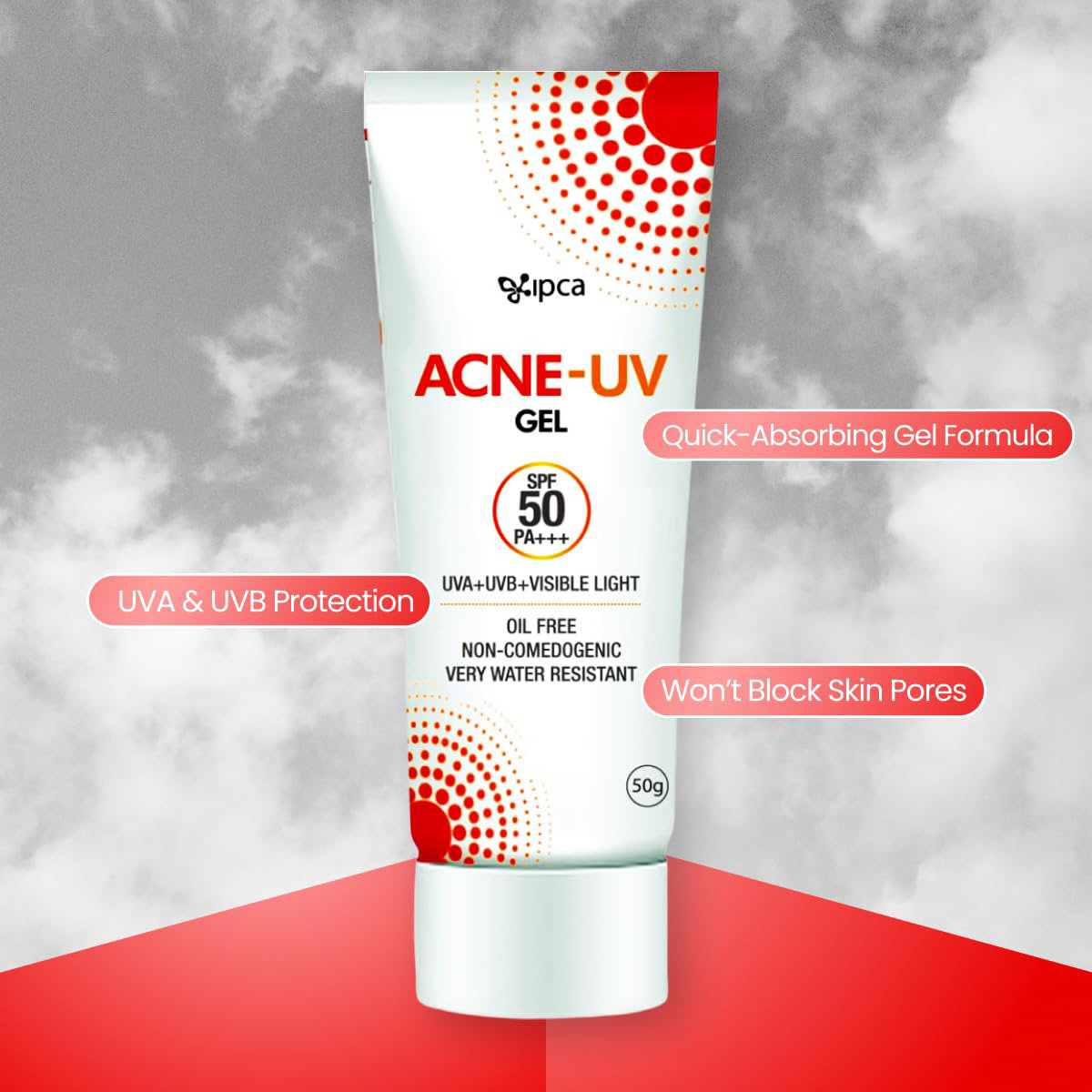 Acne UV SPF 50 Gel 50 gm, Pack of 1 Acne UV SPF 50 Gel 50 gm, Pack of 1