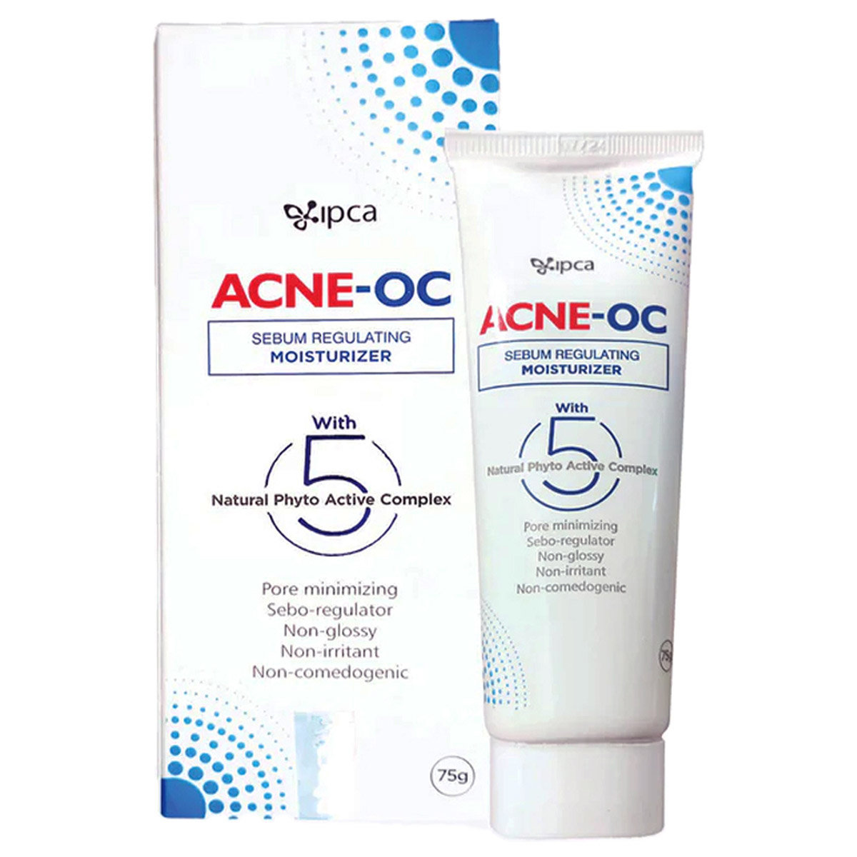 Acne-OC Moisturizer Cream 75 gm | With Natural Phyto Active Complex | Provides Hydration | Controls Oil | Minimize Pore Size | Lightweight & Non Greasy Formula | For Sensitive Acne Prone Skin, Pack of 1 Acne-OC Moisturizer Cream 75 gm | With Natural Phyto Active Complex | Provides Hydration | Controls Oil | Minimize Pore Size | Lightweight & Non Greasy Formula | For Sensitive Acne Prone Skin, Pack of 1